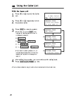 Предварительный просмотр 40 страницы Panasonic KX-TG2680N Operating Instructions Manual