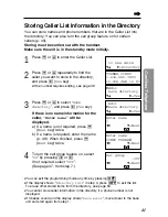 Предварительный просмотр 41 страницы Panasonic KX-TG2680N Operating Instructions Manual