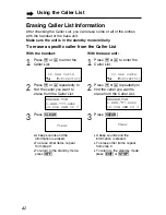 Предварительный просмотр 42 страницы Panasonic KX-TG2680N Operating Instructions Manual