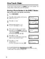 Предварительный просмотр 44 страницы Panasonic KX-TG2680N Operating Instructions Manual