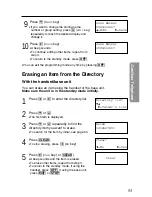 Предварительный просмотр 53 страницы Panasonic KX-TG2680N Operating Instructions Manual