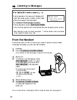 Предварительный просмотр 60 страницы Panasonic KX-TG2680N Operating Instructions Manual