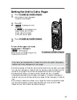 Предварительный просмотр 67 страницы Panasonic KX-TG2680N Operating Instructions Manual