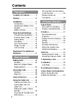 Предварительный просмотр 4 страницы Panasonic KX-TG2700 Operating Instructions Manual