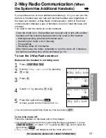 Preview for 53 page of Panasonic KX-TG2700 Operating Instructions Manual