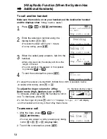 Preview for 54 page of Panasonic KX-TG2700 Operating Instructions Manual