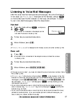 Preview for 57 page of Panasonic KX-TG2700 Operating Instructions Manual