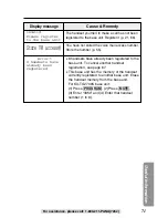 Preview for 71 page of Panasonic KX-TG2700 Operating Instructions Manual