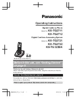 Предварительный просмотр 1 страницы Panasonic KX-TG2711 Operating Instructions Manual