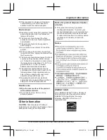 Предварительный просмотр 7 страницы Panasonic KX-TG2711 Operating Instructions Manual