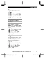 Предварительный просмотр 13 страницы Panasonic KX-TG2711 Operating Instructions Manual