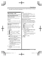 Предварительный просмотр 21 страницы Panasonic KX-TG2711 Operating Instructions Manual