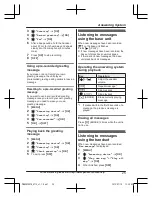 Предварительный просмотр 25 страницы Panasonic KX-TG2711 Operating Instructions Manual