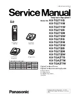 Preview for 1 page of Panasonic KX-TG2711B Service Manual