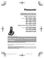 Panasonic KX-TG2711BX Operating Instructions Manual preview