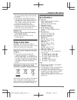 Предварительный просмотр 7 страницы Panasonic KX-TG2711BX Operating Instructions Manual