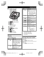 Предварительный просмотр 11 страницы Panasonic KX-TG2711BX Operating Instructions Manual