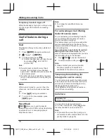 Предварительный просмотр 14 страницы Panasonic KX-TG2711BX Operating Instructions Manual