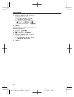 Предварительный просмотр 16 страницы Panasonic KX-TG2711BX Operating Instructions Manual