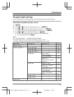 Предварительный просмотр 17 страницы Panasonic KX-TG2711BX Operating Instructions Manual