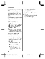 Предварительный просмотр 20 страницы Panasonic KX-TG2711BX Operating Instructions Manual