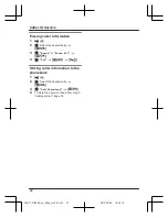 Предварительный просмотр 22 страницы Panasonic KX-TG2711BX Operating Instructions Manual