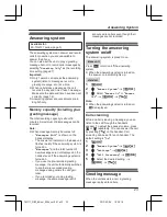 Предварительный просмотр 23 страницы Panasonic KX-TG2711BX Operating Instructions Manual