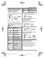 Предварительный просмотр 25 страницы Panasonic KX-TG2711BX Operating Instructions Manual