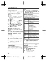 Предварительный просмотр 26 страницы Panasonic KX-TG2711BX Operating Instructions Manual