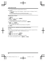 Предварительный просмотр 36 страницы Panasonic KX-TG2711BX Operating Instructions Manual