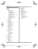 Предварительный просмотр 38 страницы Panasonic KX-TG2711BX Operating Instructions Manual