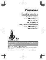 Panasonic KX-TG2711C Operating Instructions Manual preview