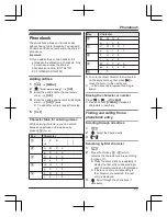 Preview for 17 page of Panasonic KX-TG2711C Operating Instructions Manual