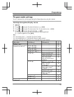 Preview for 19 page of Panasonic KX-TG2711C Operating Instructions Manual