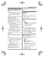 Preview for 21 page of Panasonic KX-TG2711C Operating Instructions Manual