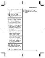 Preview for 27 page of Panasonic KX-TG2711C Operating Instructions Manual