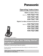 Предварительный просмотр 2 страницы Panasonic KX-TG2711E Operating Instructions Manual