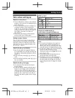 Предварительный просмотр 9 страницы Panasonic KX-TG2711HK Operating Instructions Manual