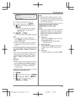 Предварительный просмотр 19 страницы Panasonic KX-TG2711HK Operating Instructions Manual