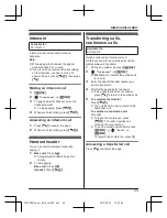 Предварительный просмотр 23 страницы Panasonic KX-TG2711HK Operating Instructions Manual