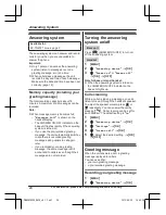 Предварительный просмотр 24 страницы Panasonic KX-TG2712 Operating Instructions Manual