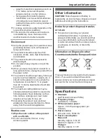 Предварительный просмотр 7 страницы Panasonic KX-TG2721AL Operating Instructions Manual