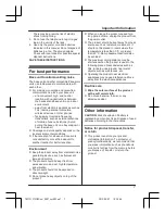 Предварительный просмотр 7 страницы Panasonic KX-TG2721NZ Operating Instructions Manual