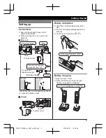 Предварительный просмотр 9 страницы Panasonic KX-TG2721NZ Operating Instructions Manual