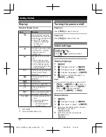 Предварительный просмотр 12 страницы Panasonic KX-TG2721NZ Operating Instructions Manual