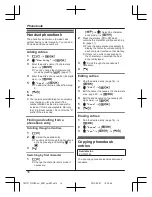 Предварительный просмотр 16 страницы Panasonic KX-TG2721NZ Operating Instructions Manual