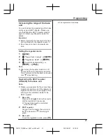 Предварительный просмотр 21 страницы Panasonic KX-TG2721NZ Operating Instructions Manual