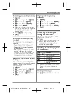 Предварительный просмотр 25 страницы Panasonic KX-TG2721NZ Operating Instructions Manual