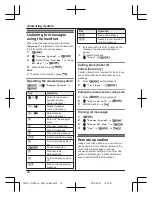 Предварительный просмотр 26 страницы Panasonic KX-TG2721NZ Operating Instructions Manual