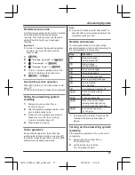 Предварительный просмотр 27 страницы Panasonic KX-TG2721NZ Operating Instructions Manual